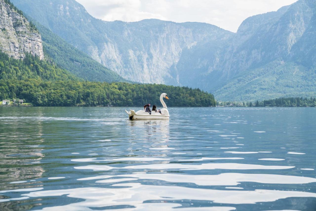 Glueck Am See - Apartment Mit Seezugang Hallstatt Eksteriør billede