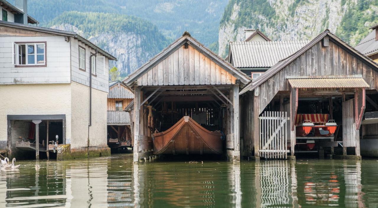Glueck Am See - Apartment Mit Seezugang Hallstatt Eksteriør billede
